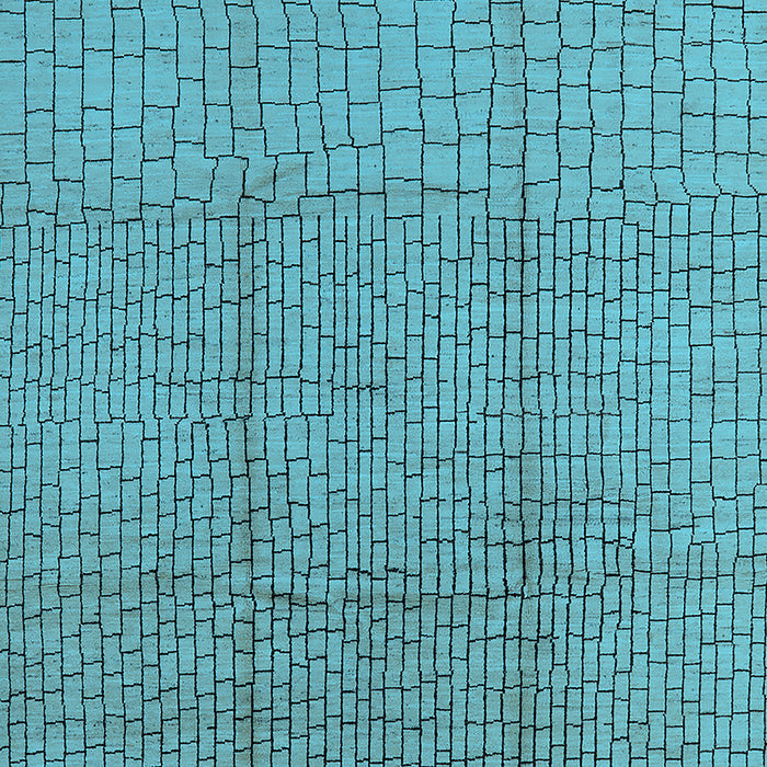 Machine Washable Solid Light Blue Modern Rug, wshurb1174lblu