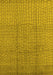 Solid Yellow Modern Rug, urb1174yw