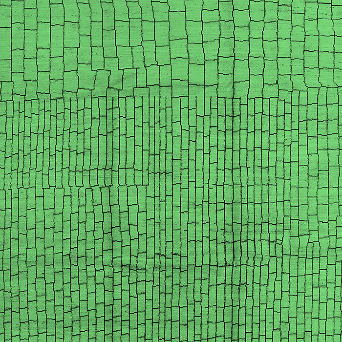 Machine Washable Solid Emerald Green Modern Area Rugs, wshurb1174emgrn