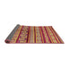 Sideview of Mid-Century Modern Brown Sand Brown Southwestern Rug, urb1175