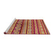 Sideview of Machine Washable Industrial Modern Brown Sand Brown Rug, wshurb1175