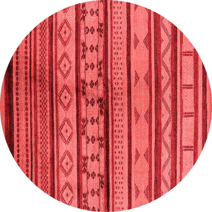 Machine Washable Southwestern Red Country Rug, wshurb1175red
