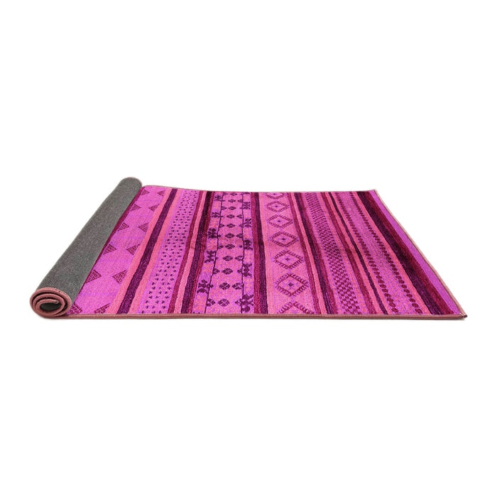 Sideview of Southwestern Pink Country Rug, urb1175pnk