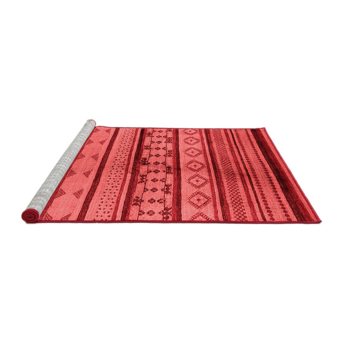 Country Red Washable Rugs