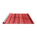 Country Red Washable Rugs