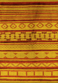 Southwestern Yellow Country Rug, urb1175yw