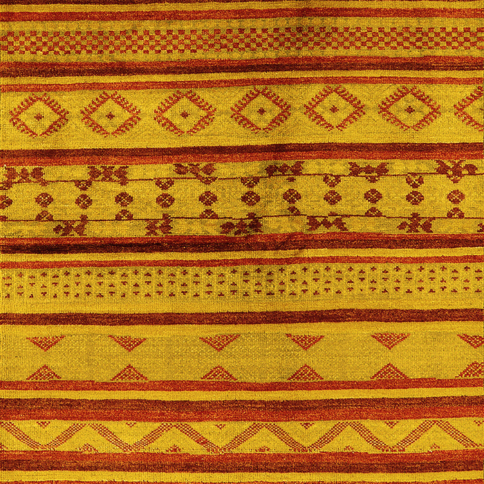 Southwestern Yellow Country Rug, urb1175yw