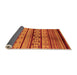 Sideview of Southwestern Orange Country Rug, urb1175org