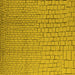Square Machine Washable Solid Yellow Modern Rug, wshurb1176yw