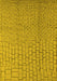 Machine Washable Solid Yellow Modern Rug, wshurb1176yw