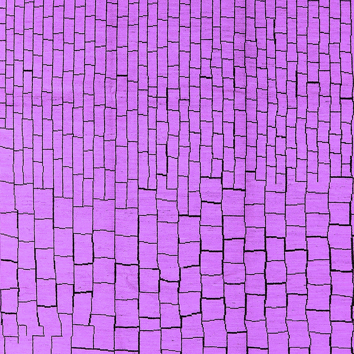Solid Purple Modern Rug, urb1176pur