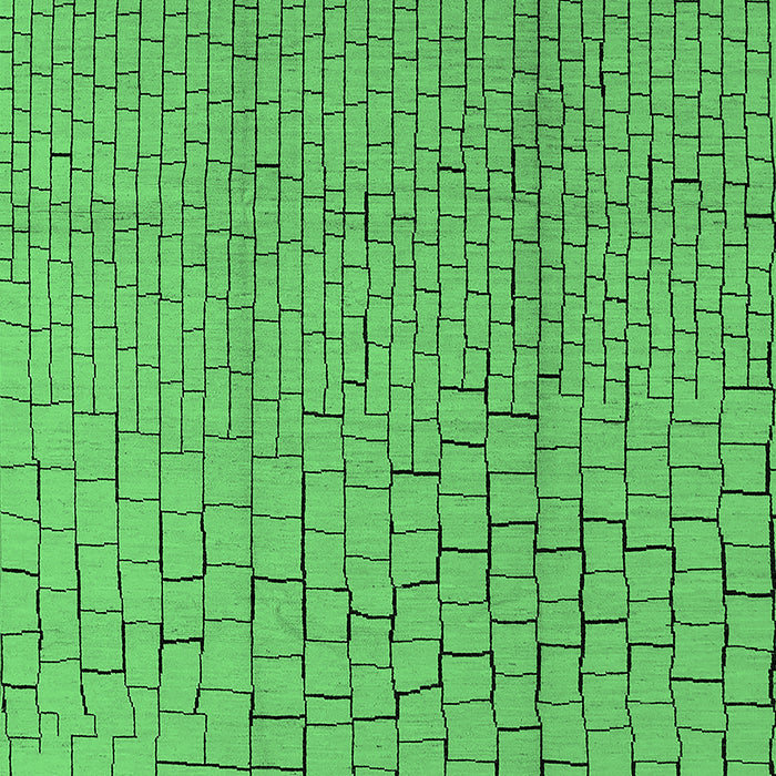 Solid Emerald Green Modern Rug, urb1176emgrn