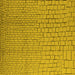 Square Solid Yellow Modern Rug, urb1176yw