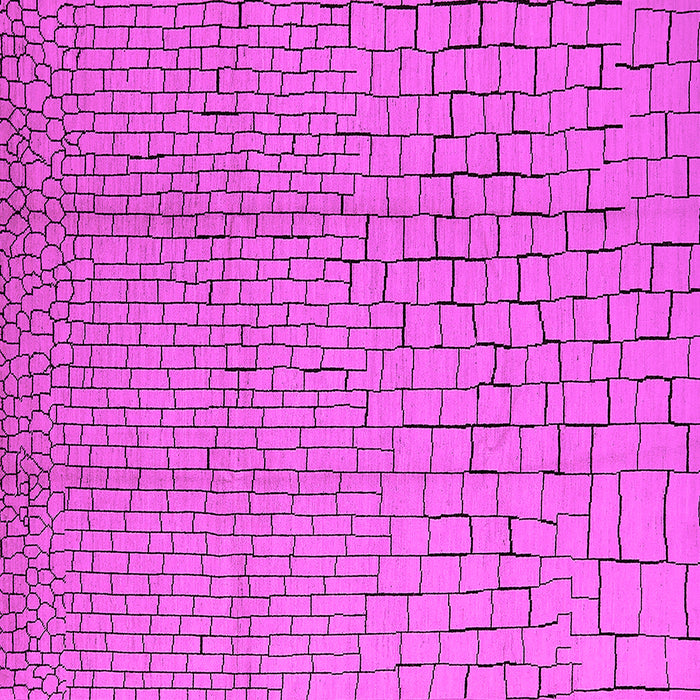 Square Machine Washable Solid Pink Modern Rug, wshurb1176pnk