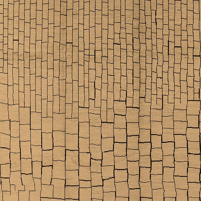 Solid Brown Modern Rug, urb1176brn