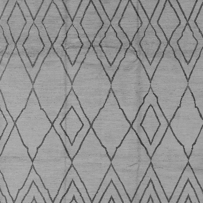 Machine Washable Solid Gray Modern Rug, wshurb1177gry