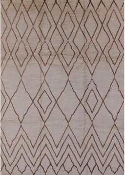 Mid-Century Modern Dark Almond Brown Solid Rug, urb1177
