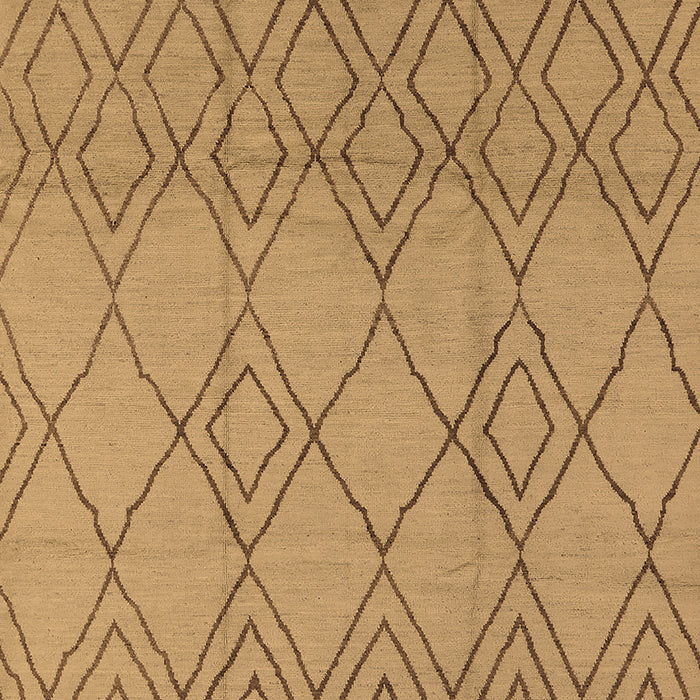 Solid Brown Modern Rug, urb1177brn