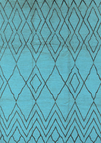 Solid Light Blue Modern Rug, urb1177lblu