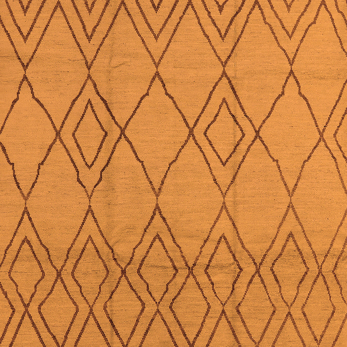 Machine Washable Solid Orange Modern Area Rugs, wshurb1177org