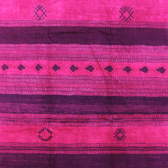 Machine Washable Solid Pink Modern Rug, wshurb1178pnk