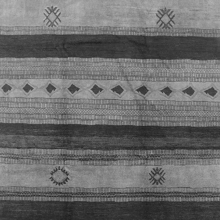 Machine Washable Solid Gray Modern Rug, wshurb1178gry