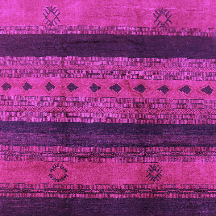 Machine Washable Solid Purple Modern Area Rugs, wshurb1178pur