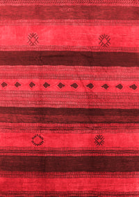 Solid Red Modern Rug, urb1178red