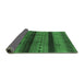 Sideview of Solid Emerald Green Modern Rug, urb1178emgrn