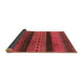 Sideview of Solid Brown Modern Rug, urb1178brn