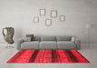 Modern Red Washable Rugs