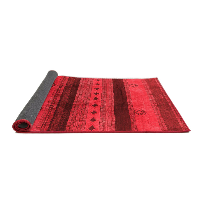 Solid Red Modern Area Rugs