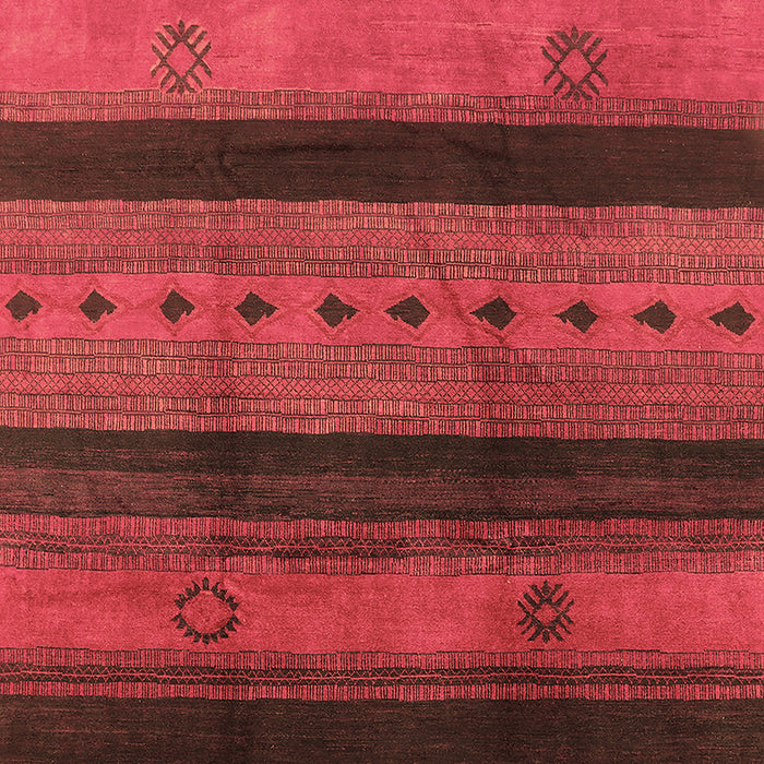 Machine Washable Solid Brown Modern Rug, wshurb1178brn