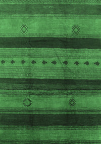 Solid Emerald Green Modern Rug, urb1178emgrn