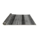 Sideview of Solid Gray Modern Rug, urb1178gry