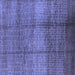 Square Machine Washable Solid Blue Modern Rug, wshurb1179blu