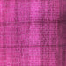 Square Machine Washable Solid Pink Modern Rug, wshurb1179pnk