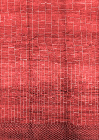 Solid Red Modern Rug, urb1179red