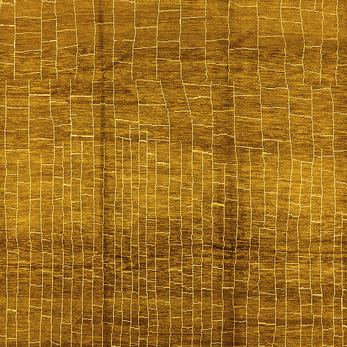Solid Yellow Modern Rug, urb1179yw