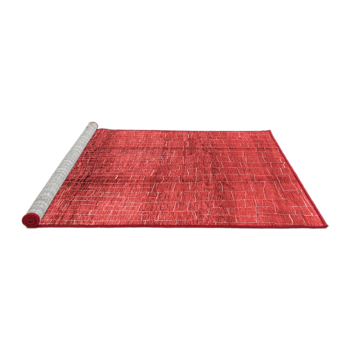 Modern Red Washable Rugs