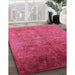 Machine Washable Industrial Modern Hot Deep Pink Rug in a Family Room, wshurb1180
