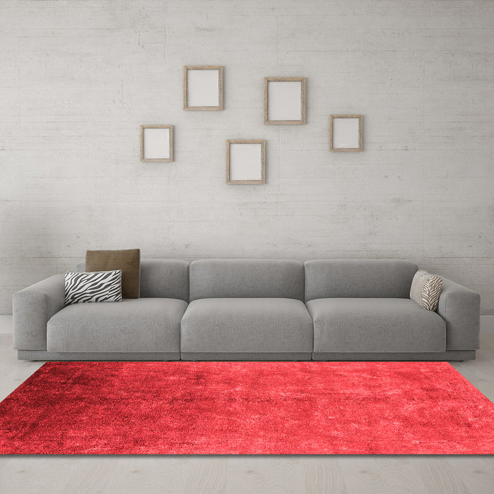 Bohemian Red Washable Rugs