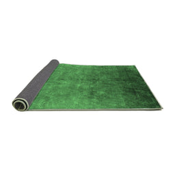 Sideview of Persian Emerald Green Bohemian Rug, urb1180emgrn