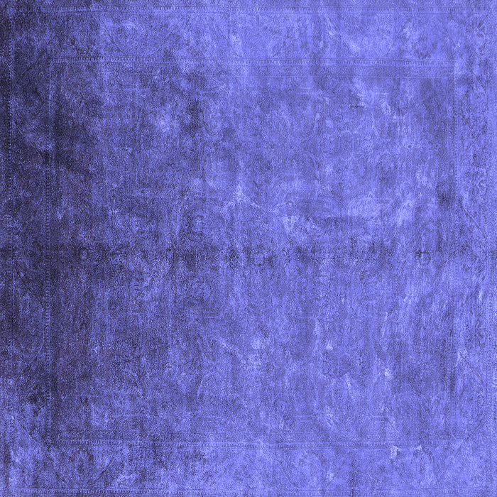 Square Persian Blue Bohemian Rug, urb1180blu