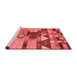 Industrial Red Washable Rugs