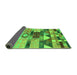 Sideview of Oriental Green Industrial Rug, urb1181grn