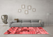 Industrial Red Washable Rugs