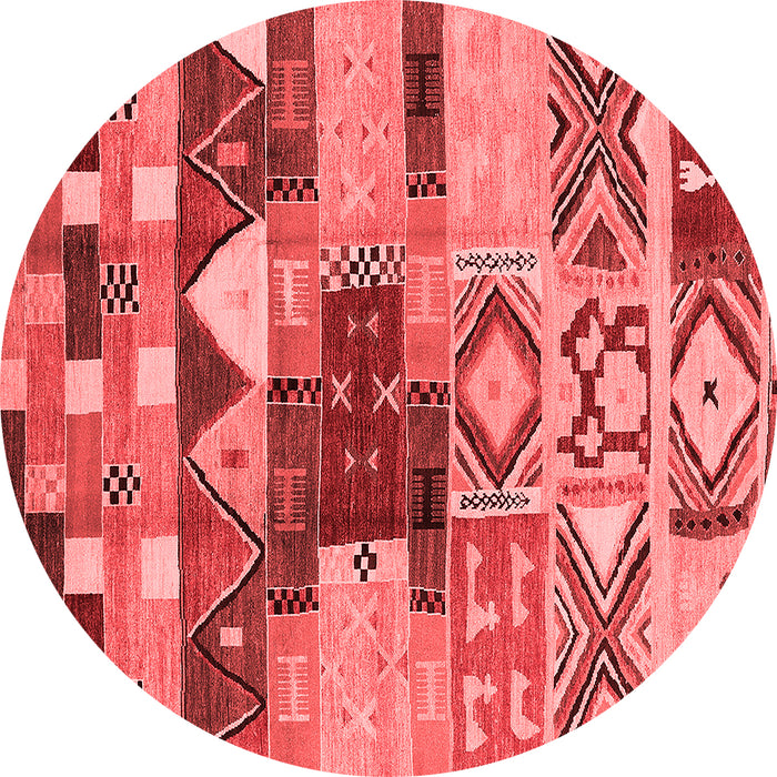Machine Washable Oriental Red Industrial Rug, wshurb1181red