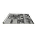 Sideview of Machine Washable Oriental Gray Industrial Rug, wshurb1181gry