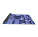 Sideview of Oriental Blue Industrial Rug, urb1181blu